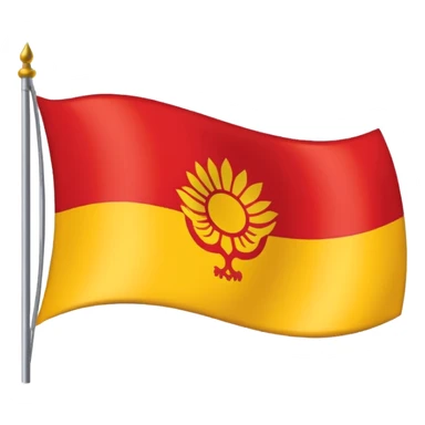 Karnataka logo flag sticker