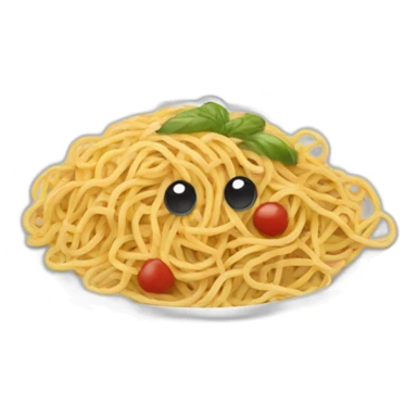 eat eating spaghetti sticker