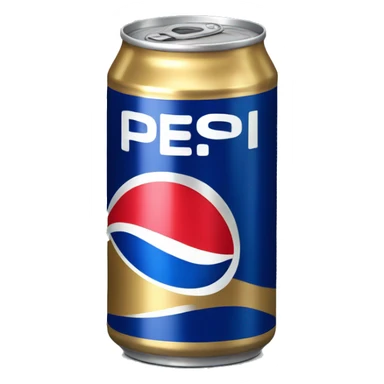 Gold Pepsi can sticker