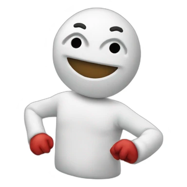 Bonhomme qui fais un dab sticker