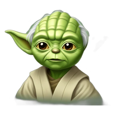 Yoda qui Boi sticker