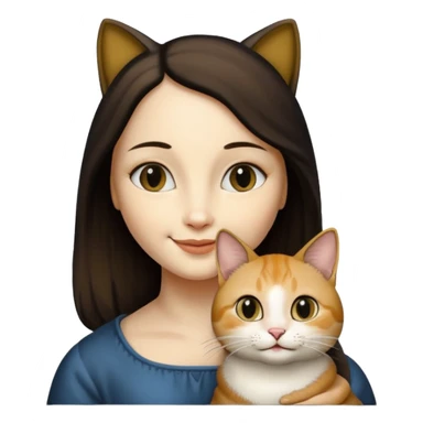 frame mona lisa, cat face sticker