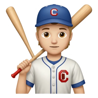 baseball player sticker