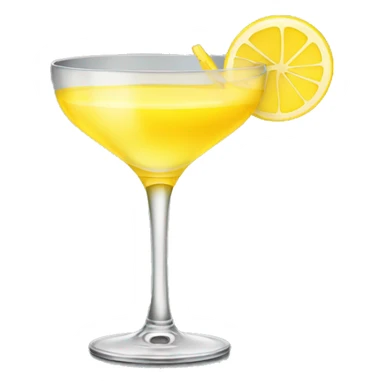 yellow cocktail  sticker