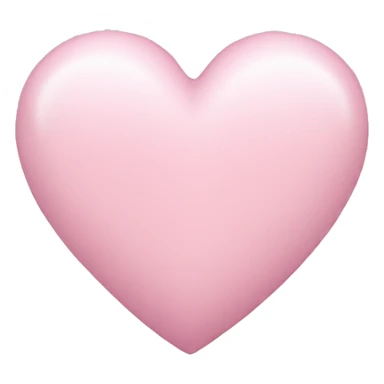 Light pink heart sticker