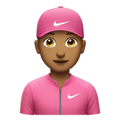 Kai cenar with pink Nike tec sticker