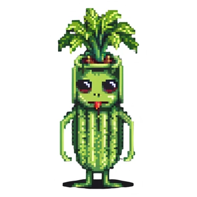 anthropomorphic celery sticker