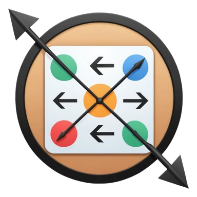 Minimalistic flat vector icon, iOS style, thin black contour on white background. Simple kanban board with circular arrow above it. Clean, no text, no shadows sticker