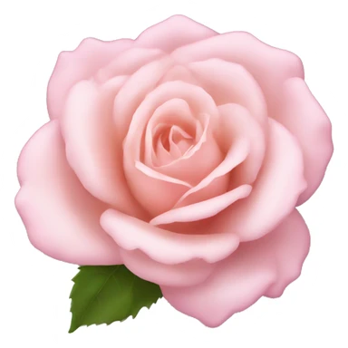 Light pink tea rose sticker