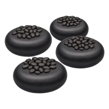 6 black lentils, simple and clear sticker