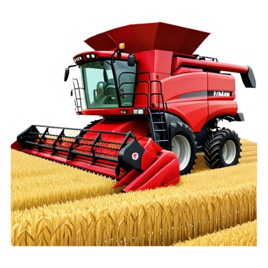 Combine Harvester - Case IH 8250 (Model Year: 2022) (Iconic colour: Red) sticker