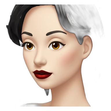 One WEDGE heel LOUBOUTIN black leather PATENT sticker