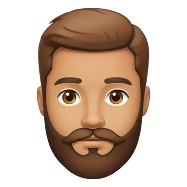 Man beard ai  sticker