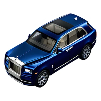 Dark blue rolls Royce cullanen sticker