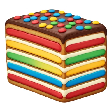 italian seven layer rainbow cookie sticker