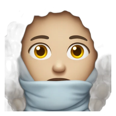 person who is cold sticker