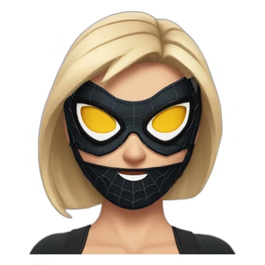 Gwen spiderverse mask sticker