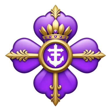 Archibishop emblem violet sticker