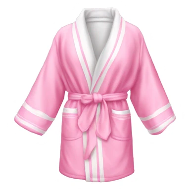 pink Victoria secret robe pink and White  sticker