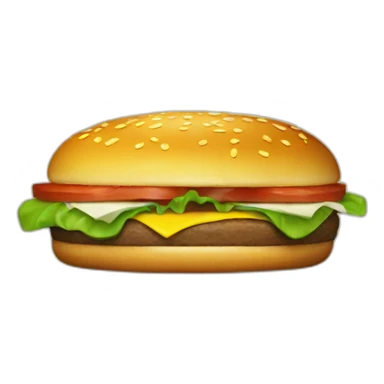 burger and burglar sticker