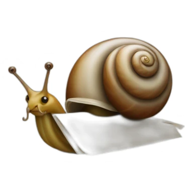 snail-delivering-mail sticker