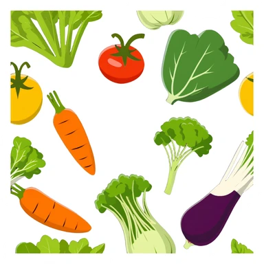 fresh vegetables sticker