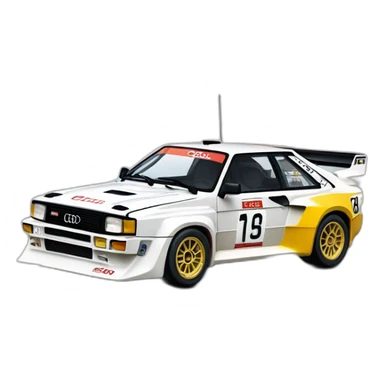 Audi Quattro s1 group B sticker