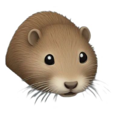 Muskrat sticker