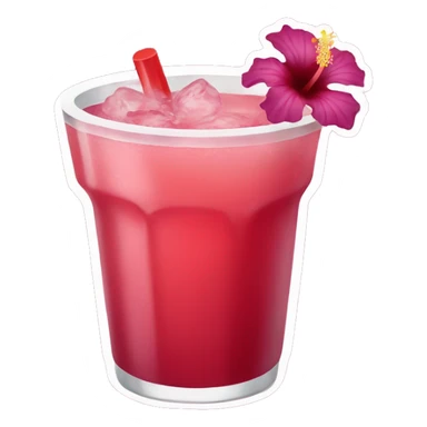Hibiscus drink  sticker