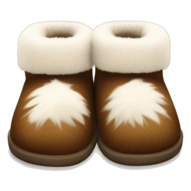 fuzzy ugg slippers  sticker