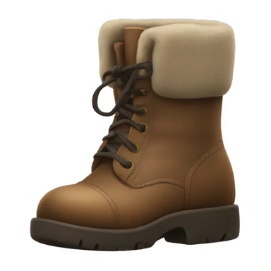 Puffy oversized chunky boots sticker