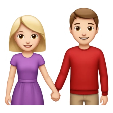 couple holding hands sticker
