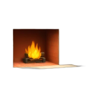 Brick Fireplace sticker