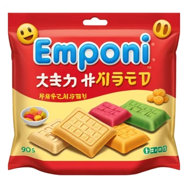 japan packaged snack  sticker