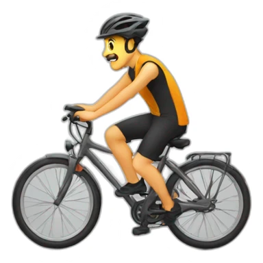 Espartano en bici sticker