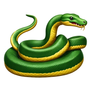 Serpente anaconda lungo sticker