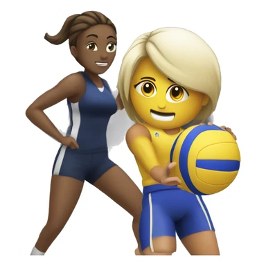 Hitting ur trainer with a volleyball sticker