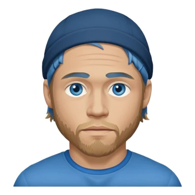 Charlie Hunnam with blue eyes sticker