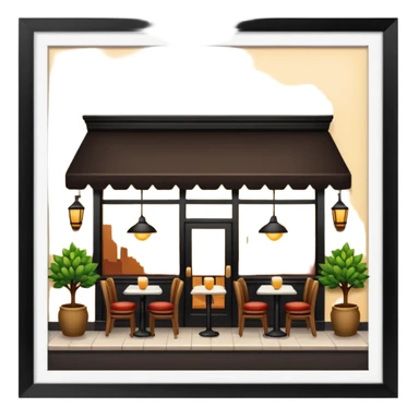 restaurant background sticker