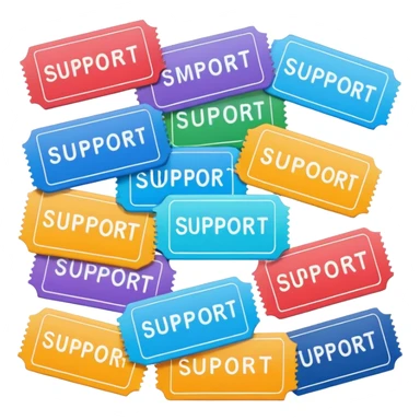 support crm sticker