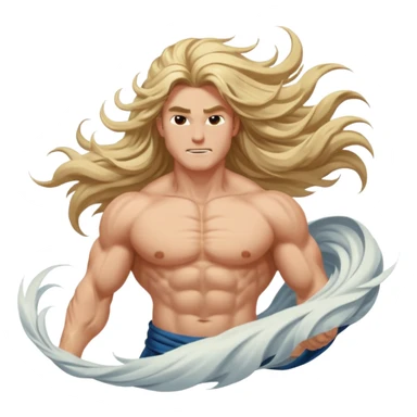 God of wind give me wind  across his body  give me more than half body  sticker