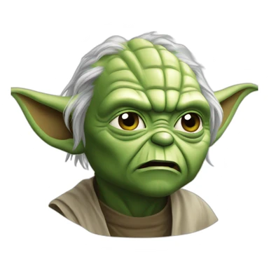 yoda aggression  sticker