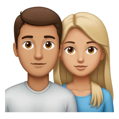 8ft tall guy 5 ft tall girl sticker