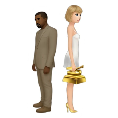 kanye grammys taylor swift sticker