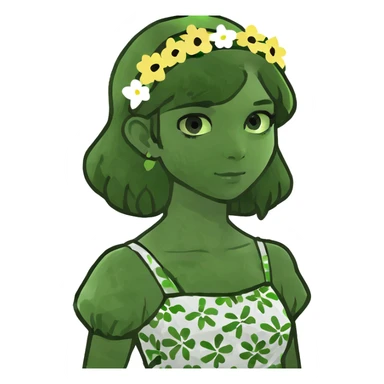 pretty brunette girl with brown eyes  sticker