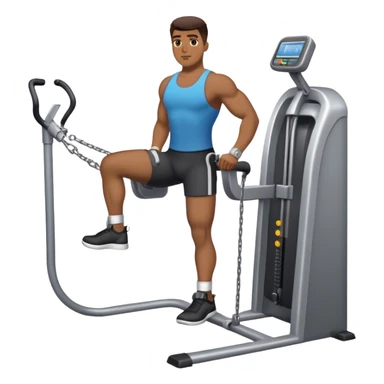 standing cable-machine-leg-raise with ankle-cuffs sticker