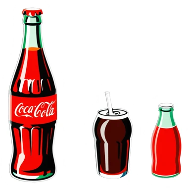 vintage Coca Cola advertisement from the 1950s sticker
