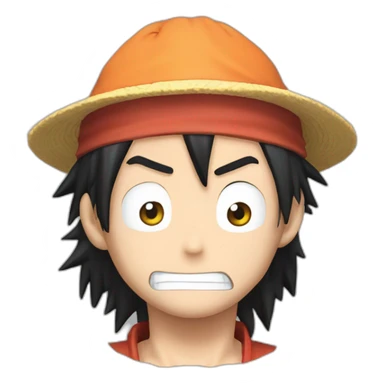 Luffy qui embrasse Naruto sticker