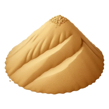 pile of the sand sticker