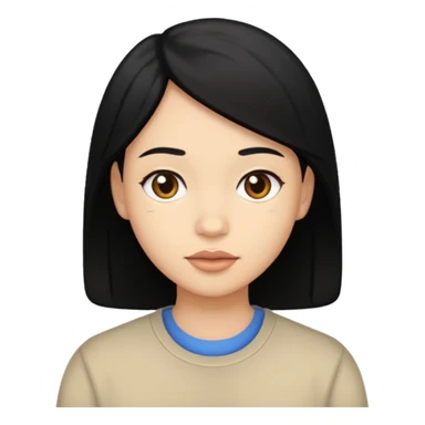 Negra da pele clar sticker